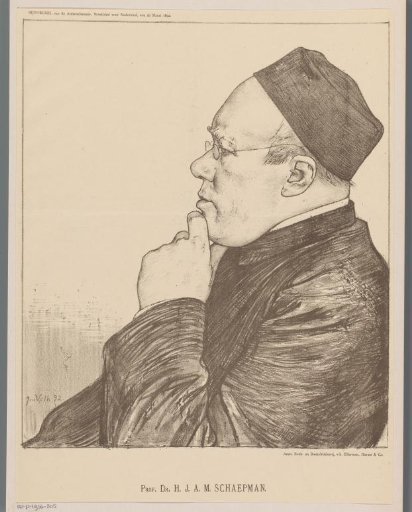 Portrait of Herman Johannes Aloysius Maria Schaepman