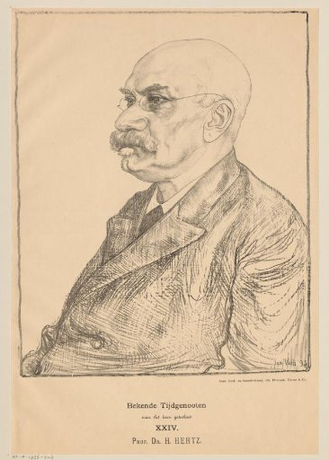Portrait of Heinrich Daniel Johann Joachim Hertz