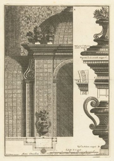 Half-lattice pavilion and details