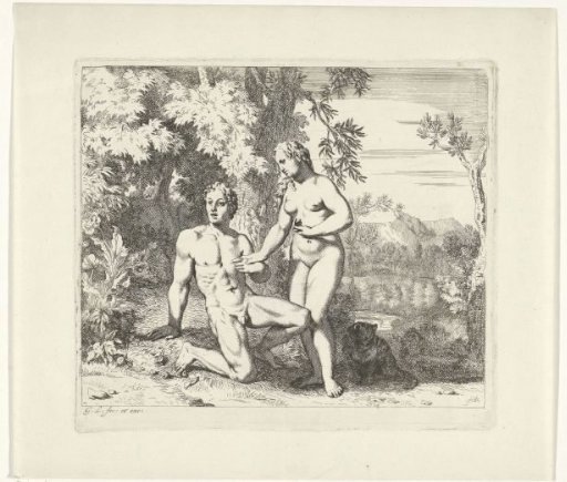 Adam and Eve in Paradise