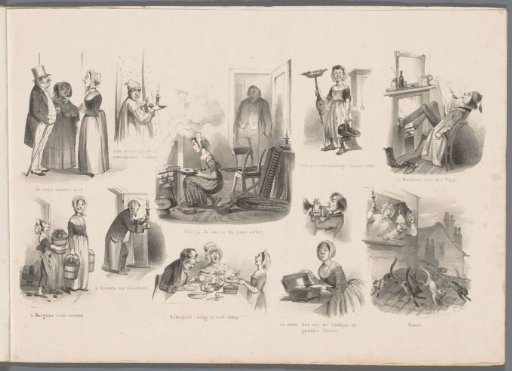 Scenes from the daily life of a maid