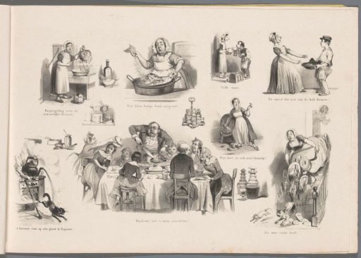 Scenes from the daily life of a maid
