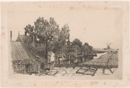 Gezicht op Zaandam