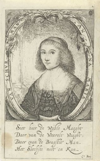 Portrait of Anna Maria van Schurman