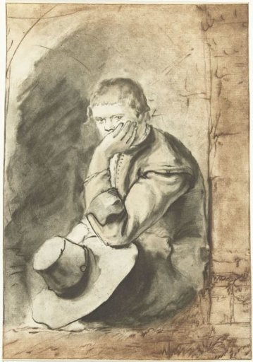 Seated man