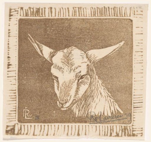 Head of a young goat