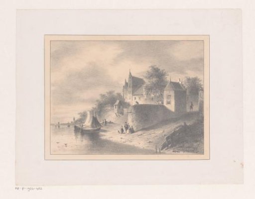 City view on a river