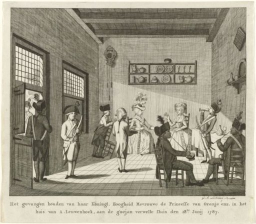 Princess of Orange arrested at Goejanverwellesluis, 1787