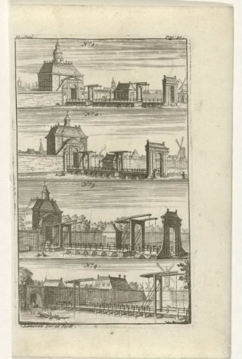 Four Different Gates in Amsterdam