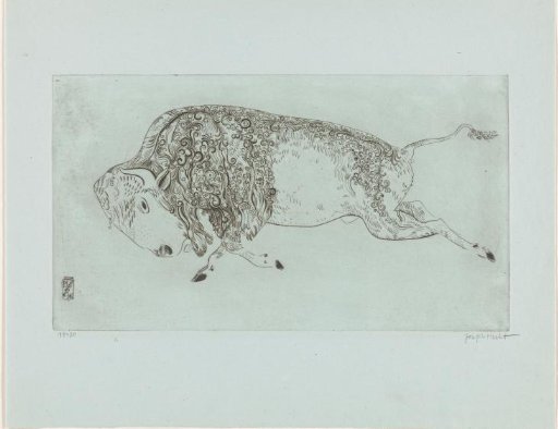 Galloping Bison