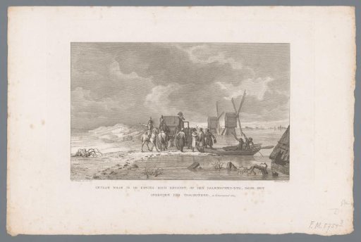 Louis Napoleon on the Dalemse dike, 1809