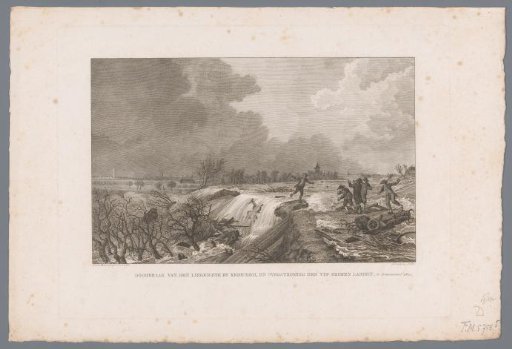 Flooding of the Linge at Kedichem
