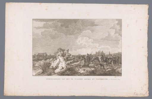 Drifting ice between Arnhem and Westervoort, 1809