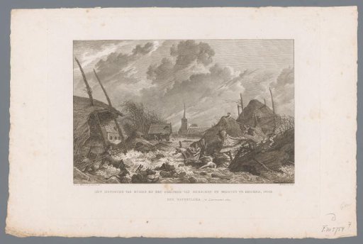 Flooding at Erichem, 1809
