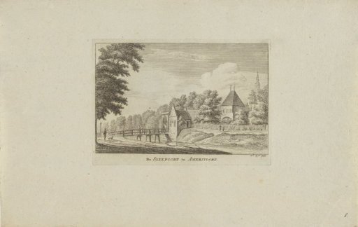 View of the Slijk Gate at Amersfoort