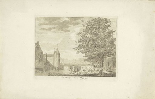 View of the Weerdpoort at Utrecht