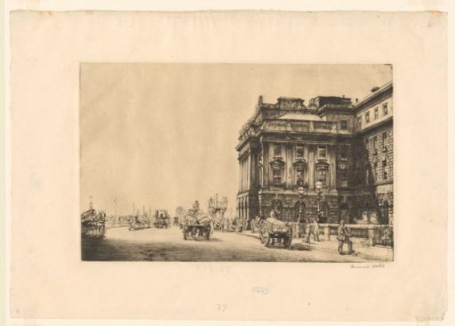View of the Boulevard in Front of Somerset House