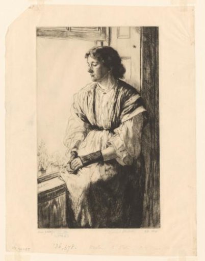Portrait of Hester Brailsford on the Window Sill