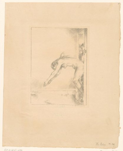 Diving Naked Woman