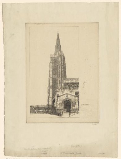 View of the St Wendreda's Church at March