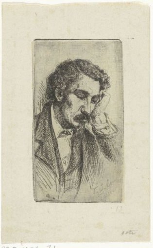 Portrait of the painter Taco Scheltema