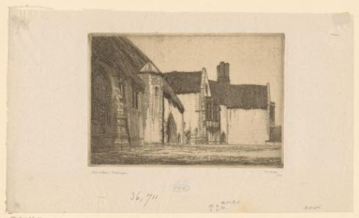 Ruined medieval building