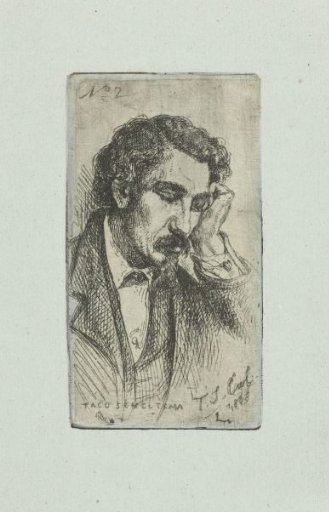 Portrait of the painter Taco Scheltema