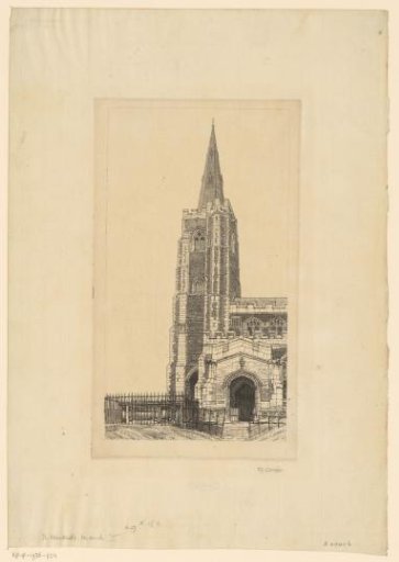 View of the St Wendreda's Church at March