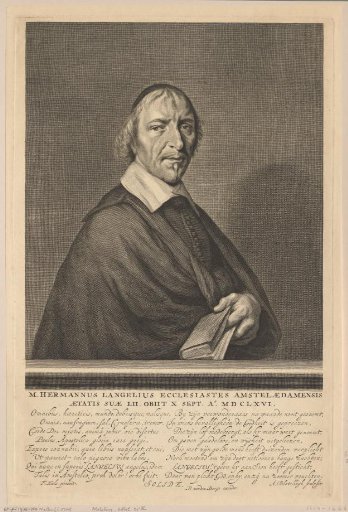 Portrait of Hermanus Langelius at the age of 52