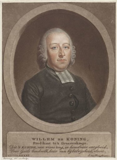 Portrait of Minister Willem de Koning