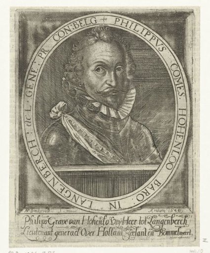 Portrait of Philip, Count of Hohenlohe zu Langenburg