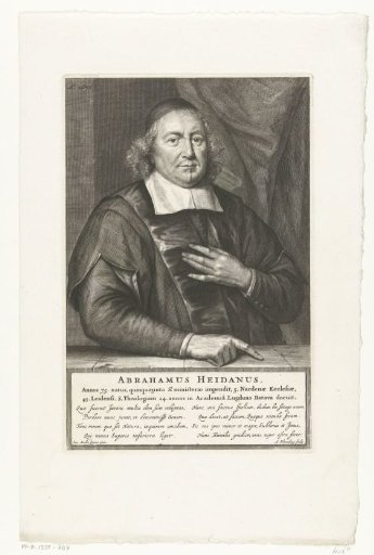 Portrait of Abraham Heidanus