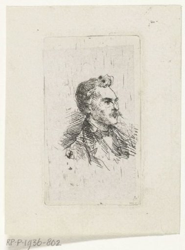 Portrait of the artist Frederik Hendrik Weissenbruch