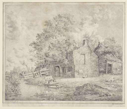 Farmhouse by the water