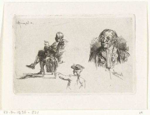 Study sheet with three figures