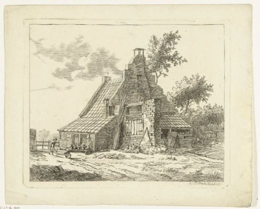 Ruin of the house Snaatburg at Maarssen