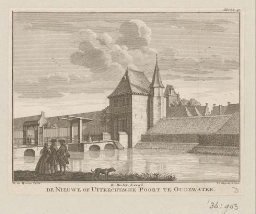 View of the Utrechtse Poort in Oudewater