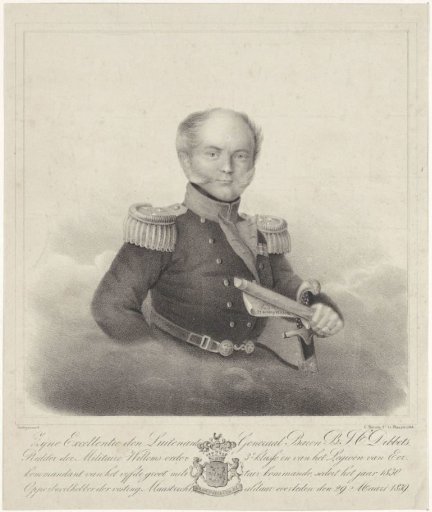 Portrait of Bernardus Johannes Cornelis Dibbets