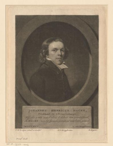 Portrait of Johannes Henricus Hacke