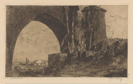 Landscape with a gate