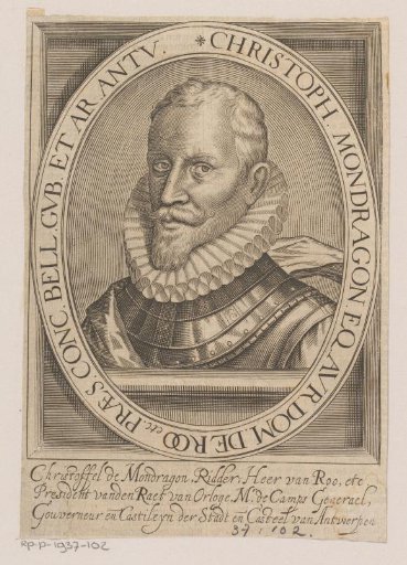 Portrait of Cristóbal de Mondragón y Otalora