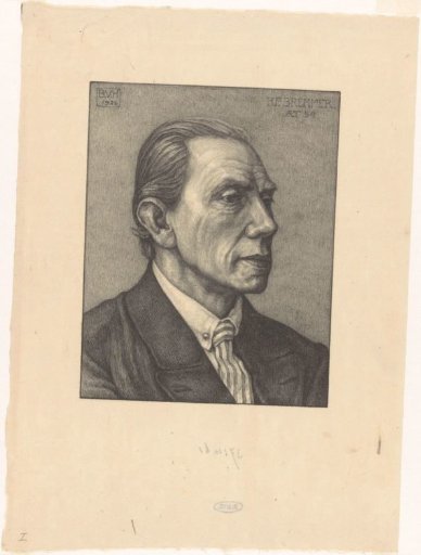 Portrait of Hendricus Petrus Bremmer