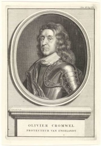 Portrait of Oliver Cromwell, Lord Protector of England