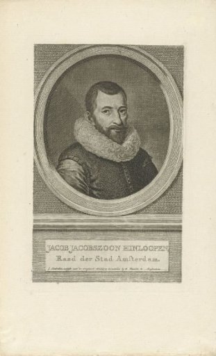 Portrait of Jacob Jacobszoon Hinlopen