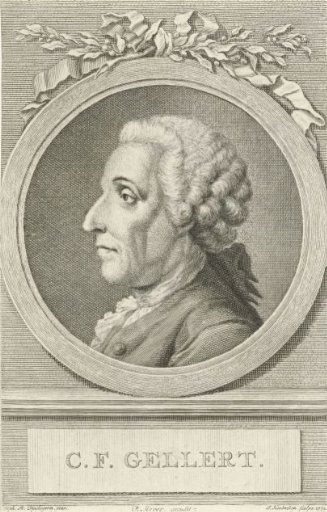 Portrait of Christian Furchtegott Gellert