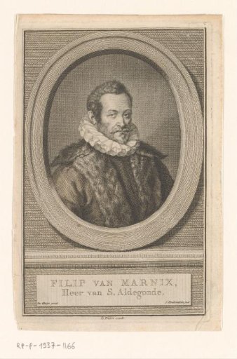 Portrait of Filips van Marnix, Lord of Sint-Aldegonde