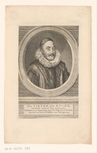 Portrait of Petrus Rijcke