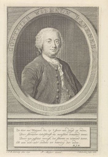 Portrait of Gottlieb Wilhelm Rabener