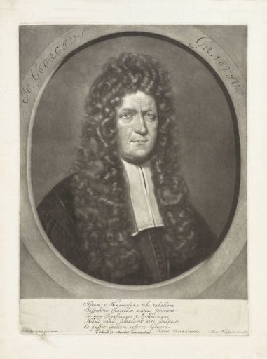 Portrait of the philologist Johann Georg Graevius