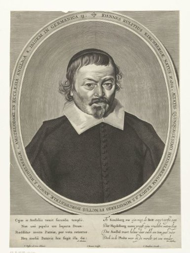 Portrait of the preacher Johannes Rulitius